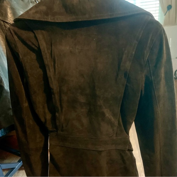 Damani Dada leather jacket, black suede - Picture 2 of 4